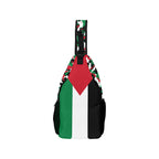 Palestine Flag Casual Chest Bag - Conscious Apparel Store