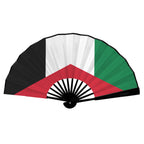 Palestine Flag Double-Sided Custom Folding Fan - Conscious Apparel Store