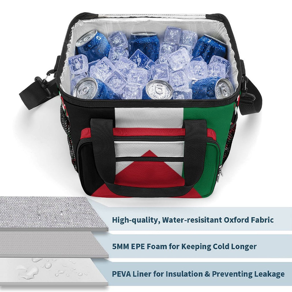Palestine Flag Insulated Cooler Bag - Conscious Apparel Store