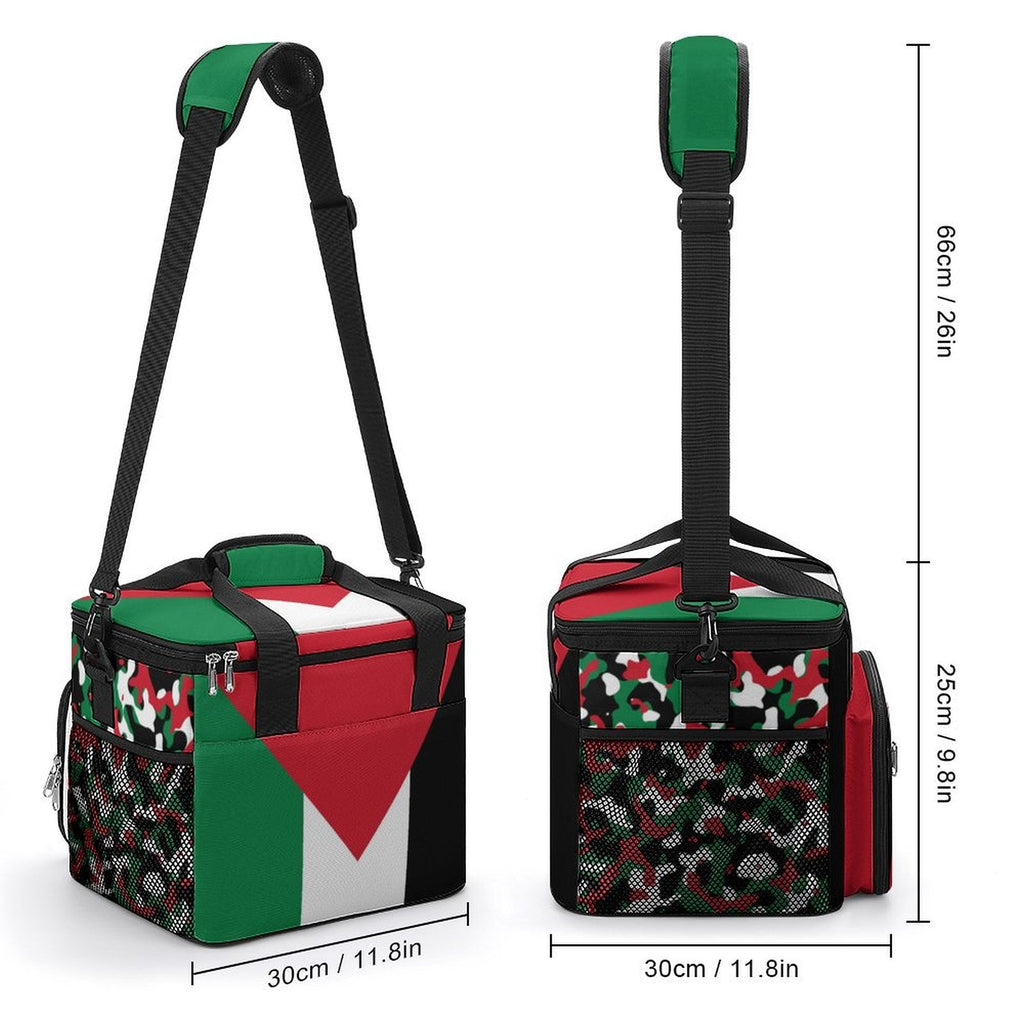 Palestine Flag Insulated Cooler Bag - Conscious Apparel Store