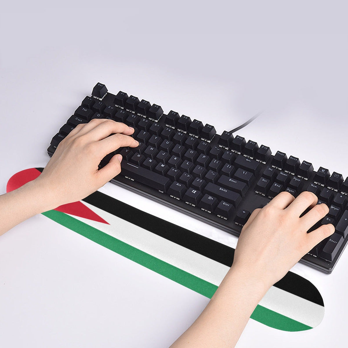Palestine Flag Keyboard Wrist Rest Pad - Conscious Apparel Store