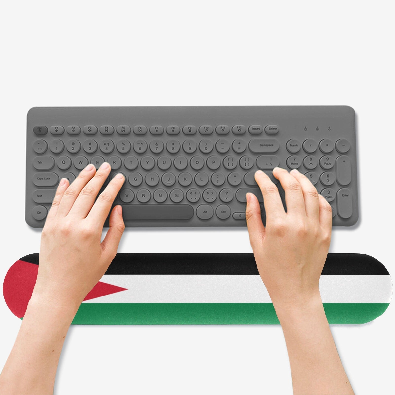 Palestine Flag Keyboard Wrist Rest Pad - Conscious Apparel Store