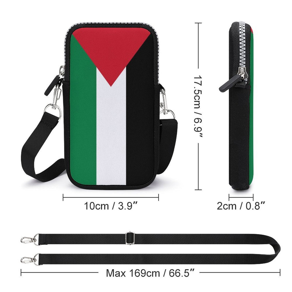 Palestine Flag Mobile Phone Purse - Conscious Apparel Store