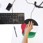 Palestine Flag Mouse Pad with Wrist Rest Support - Conscious Apparel Store