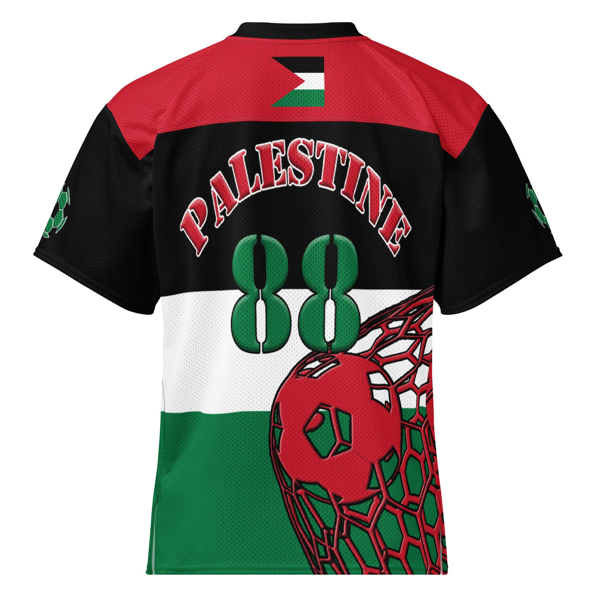 Palestine Football Sport Jersey - Conscious Apparel Store