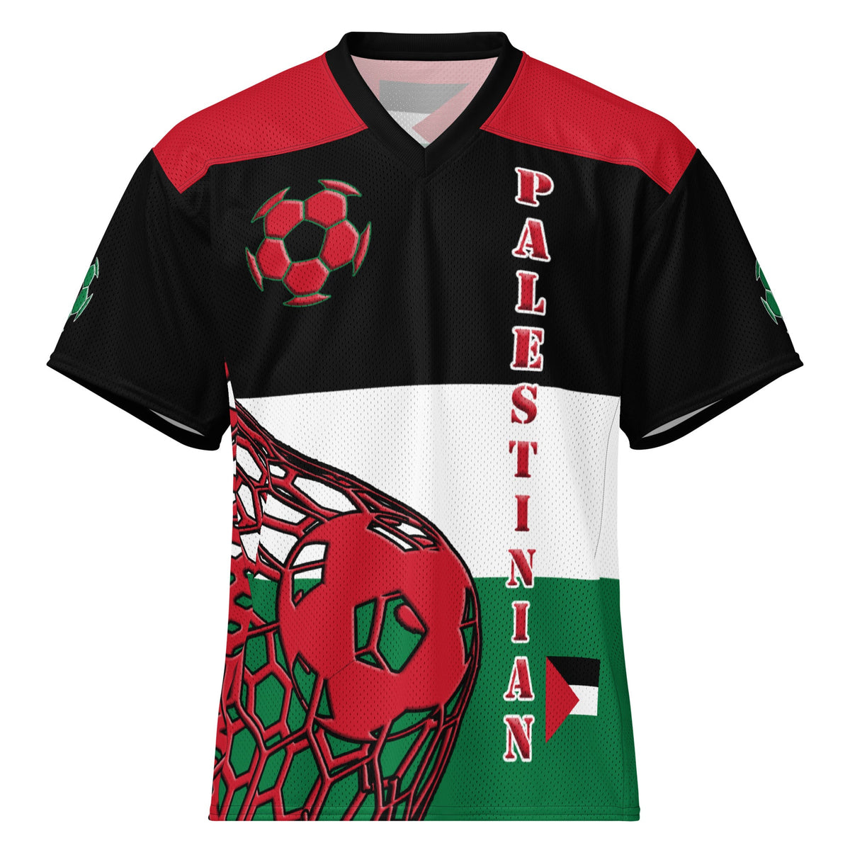 Palestine Football Sport Jersey - Conscious Apparel Store