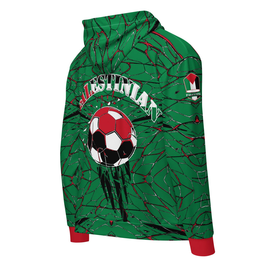 Palestine Football Unisex zip hoodie - Conscious Apparel Store