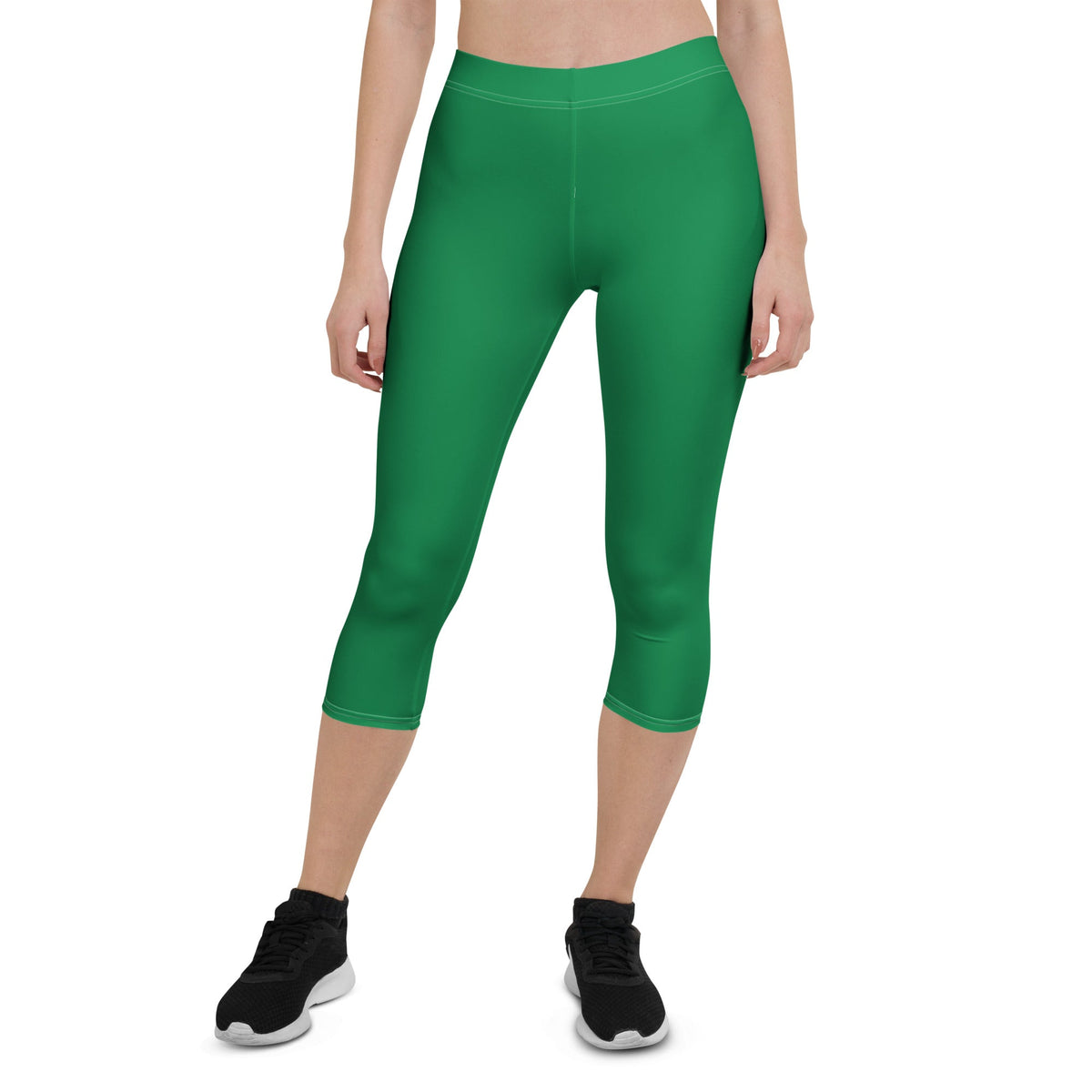 Palestine Green Capri Leggings - Conscious Apparel Store