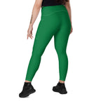 Palestine Green Leggings with pockets - Conscious Apparel Store
