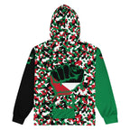 Palestinian Flag Camo Unisex zip hoodie - Conscious Apparel Store
