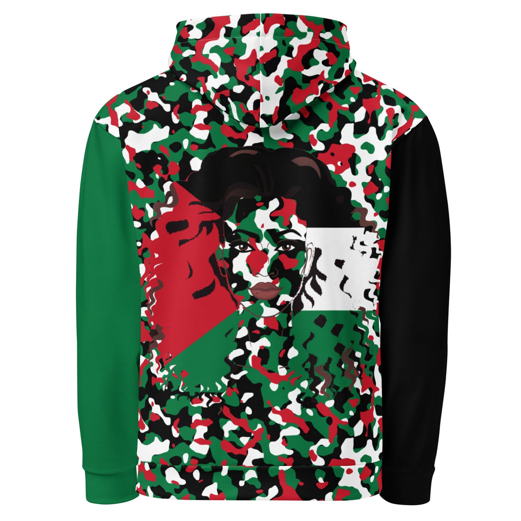 Palestinian Girl Camo Unisex Pullover Hoodie - Conscious Apparel Store