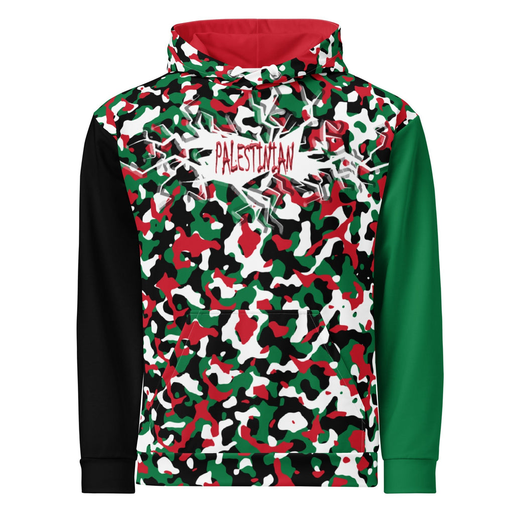 Palestinian Girl Camo Unisex Pullover Hoodie - Conscious Apparel Store
