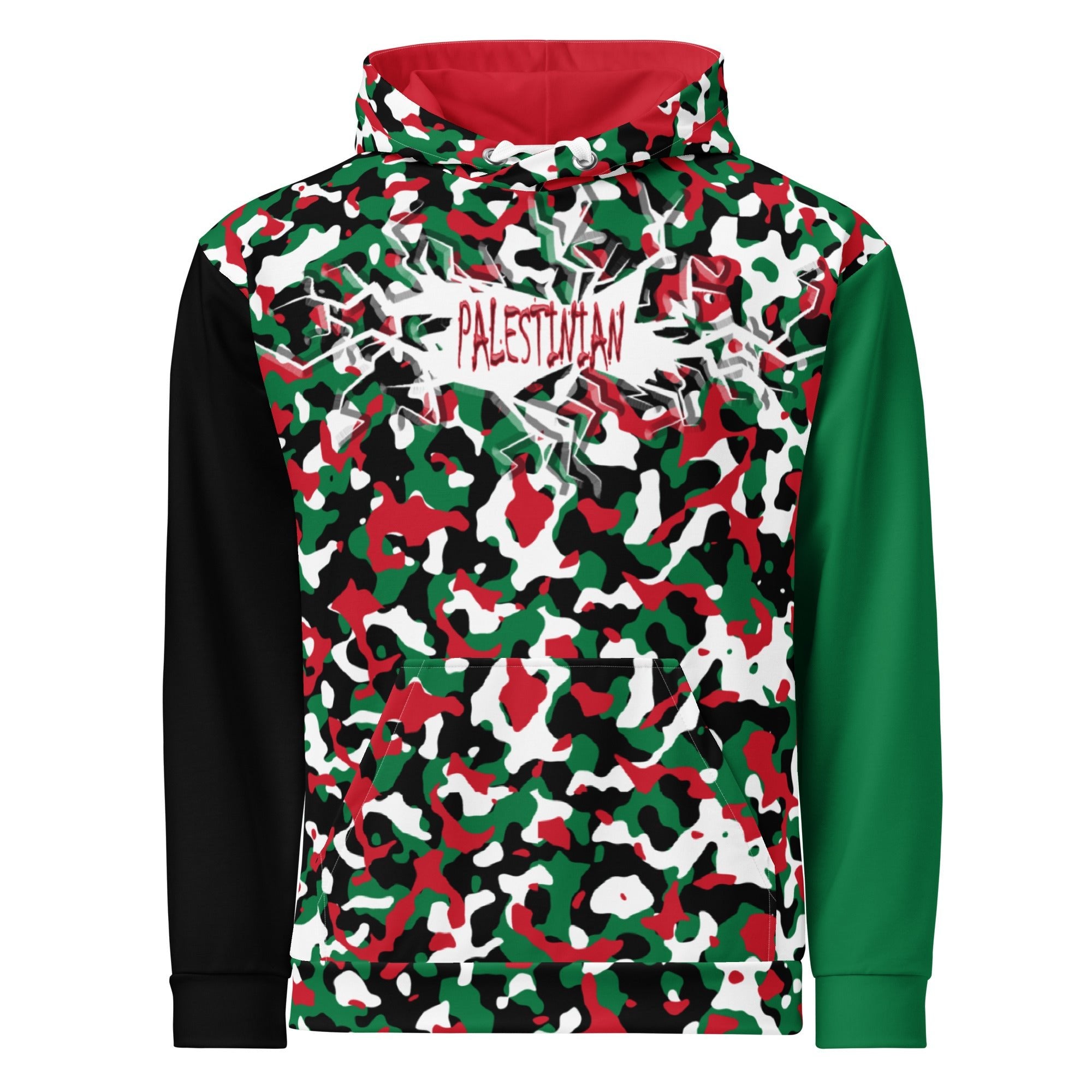 Palestinian Girl Camo Unisex Pullover Hoodie - Conscious Apparel Store