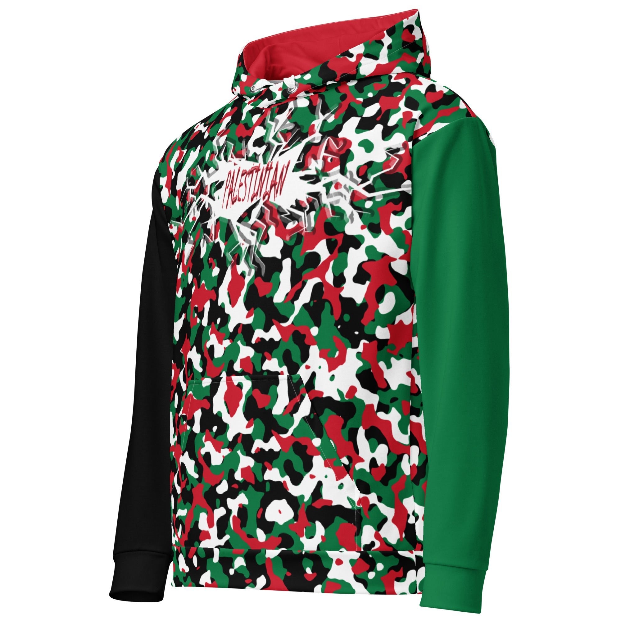 Palestinian Girl Camo Unisex Pullover Hoodie - Conscious Apparel Store