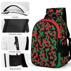 Pan African Flag Camo Casual Backpack - Conscious Apparel Store