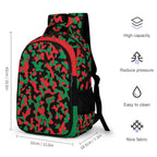 Pan African Flag Camo Casual Backpack - Conscious Apparel Store
