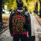 Pan African Flag Camo Casual Backpack - Conscious Apparel Store