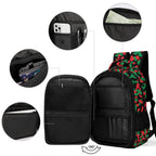 Pan African Flag Camo Casual Backpack - Conscious Apparel Store