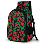 Pan African Flag Camo Casual Backpack - Conscious Apparel Store