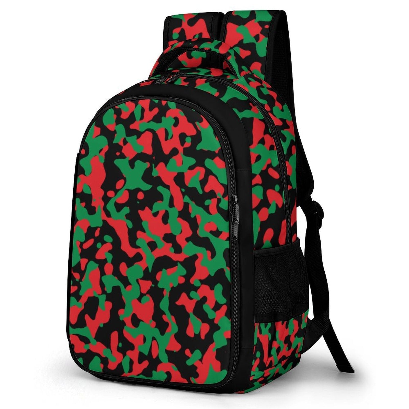 Pan African Flag Camo Casual Backpack - Conscious Apparel Store