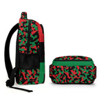 Pan African Flag Camo Casual Backpack - Conscious Apparel Store