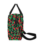 Pan African Flag Camo Large Capacity Duffle Bag - Conscious Apparel Store