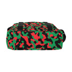 Pan African Flag Camo Large Capacity Duffle Bag - Conscious Apparel Store