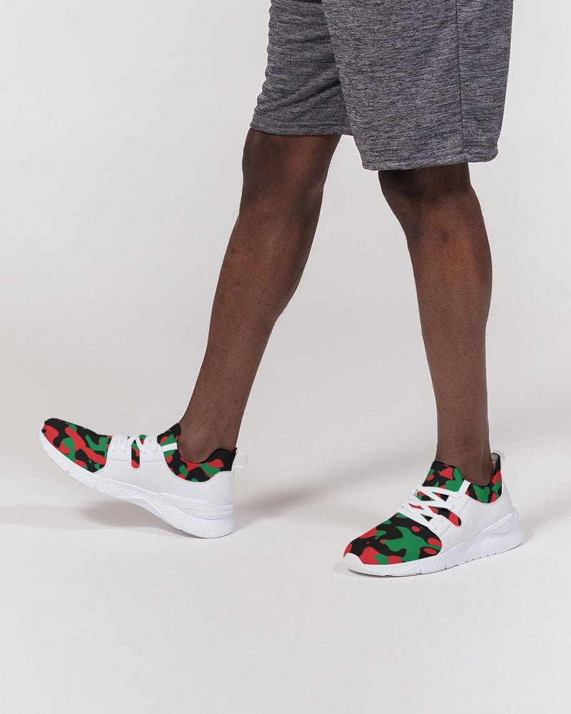 Pan African Flag Camo Men's Two - Tone Sneaker - Conscious Apparel Store