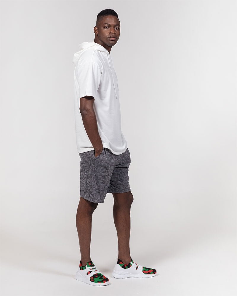 Pan African Flag Camo Men's Two-Tone Sneaker - Conscious Apparel Store