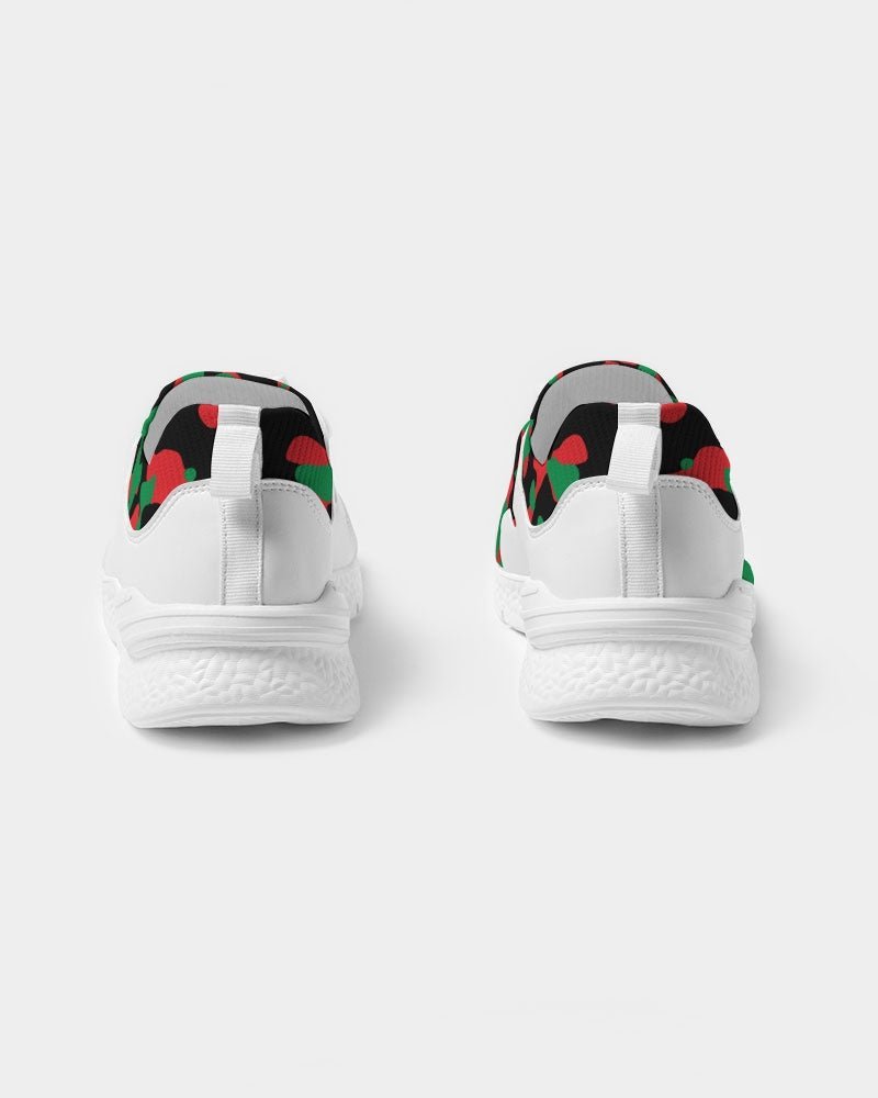 Pan African Flag Camo Men's Two-Tone Sneaker - Conscious Apparel Store