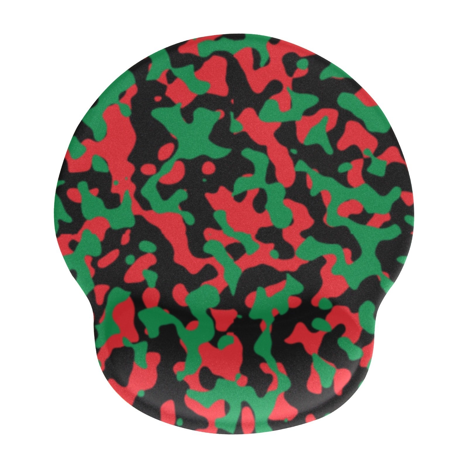 Pan African Flag Camo Mouse Pad with Wrist Rest Support - Conscious Apparel Store