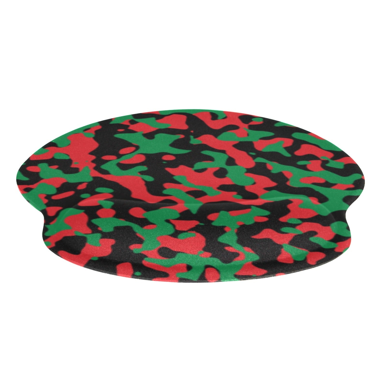 Pan African Flag Camo Mouse Pad with Wrist Rest Support - Conscious Apparel Store