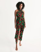 Pan African Flag Camo Swim Cover Up - Conscious Apparel Store