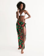 Pan African Flag Camo Swim Cover Up - Conscious Apparel Store