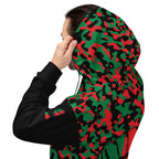 Pan African Flag Camo Unisex Pullover Hoodie - Conscious Apparel Store