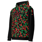 Pan African Flag Camo Unisex Pullover Hoodie - Conscious Apparel Store