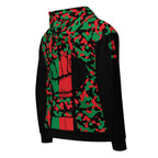 Pan African Flag Camo Unisex zip hoodie - Conscious Apparel Store