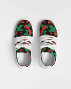 Pan African Flag Camo Women's Two-Tone Sneaker - Conscious Apparel Store