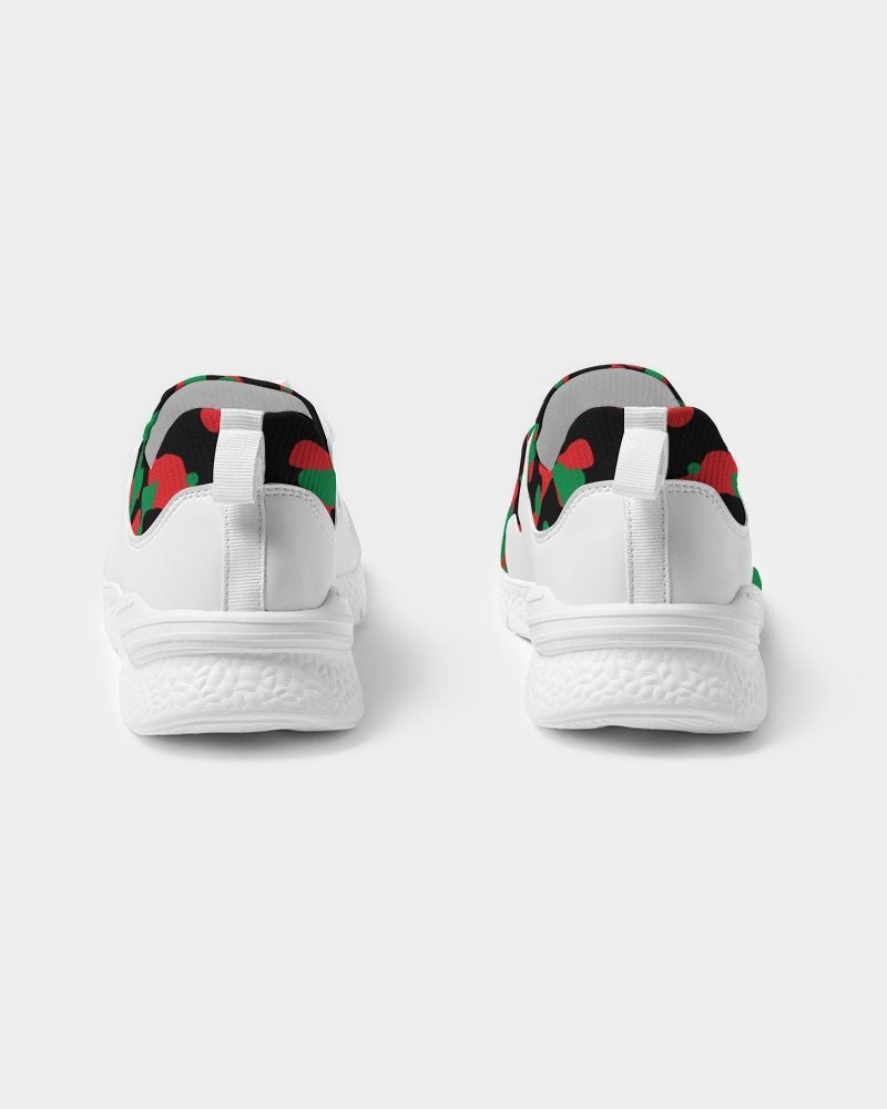 Pan African Flag Camo Women's Two-Tone Sneaker - Conscious Apparel Store