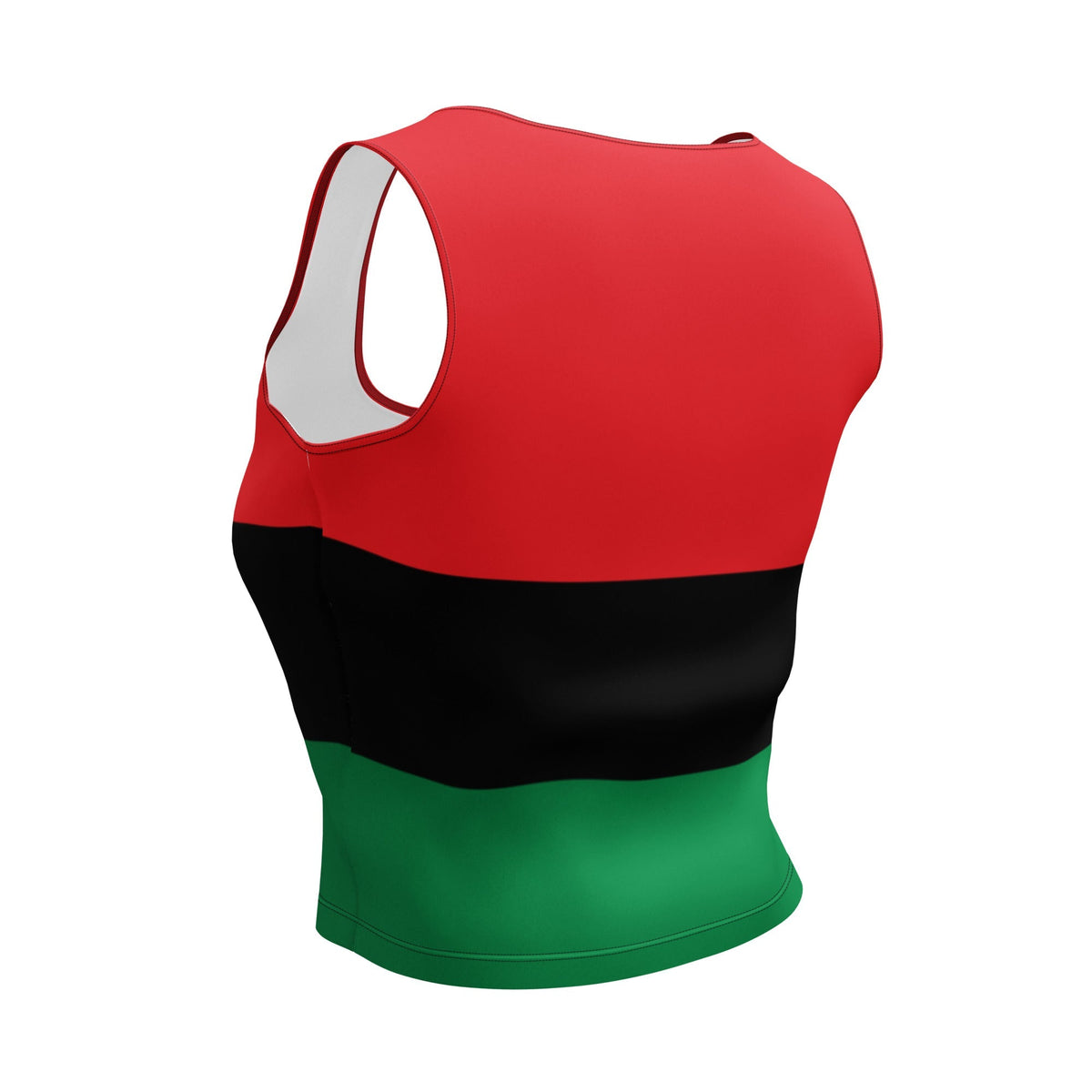 Pan African Flag Crop Top - Conscious Apparel Store