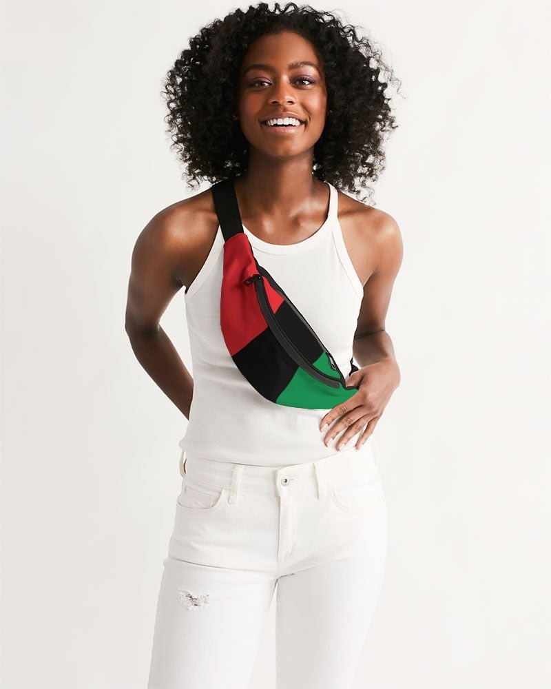 Pan African Flag Crossbody Sling Bag - Conscious Apparel Store