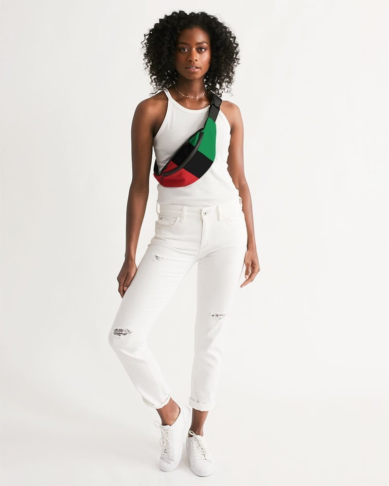 Pan African Flag Crossbody Sling Bag - Conscious Apparel Store