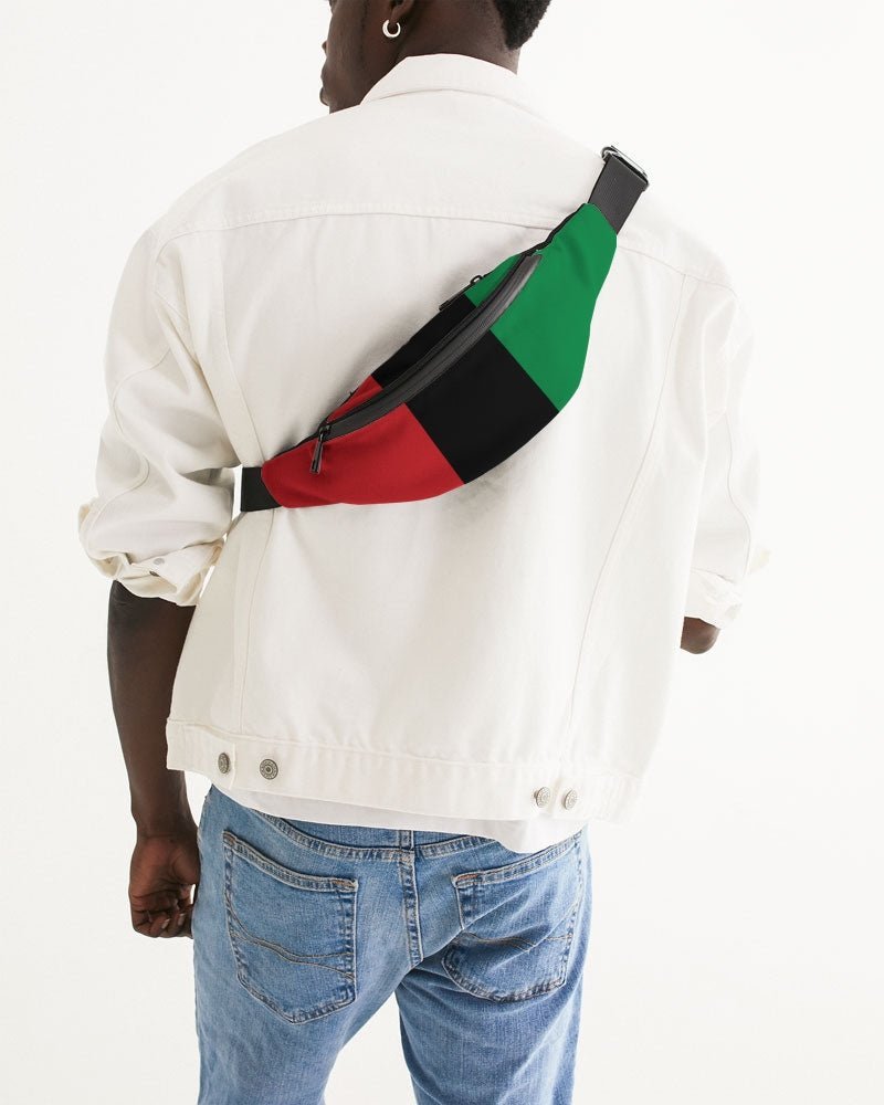 Pan African Flag Crossbody Sling Bag - Conscious Apparel Store