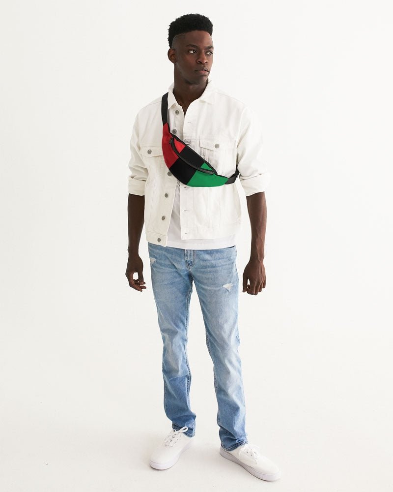 Pan African Flag Crossbody Sling Bag - Conscious Apparel Store