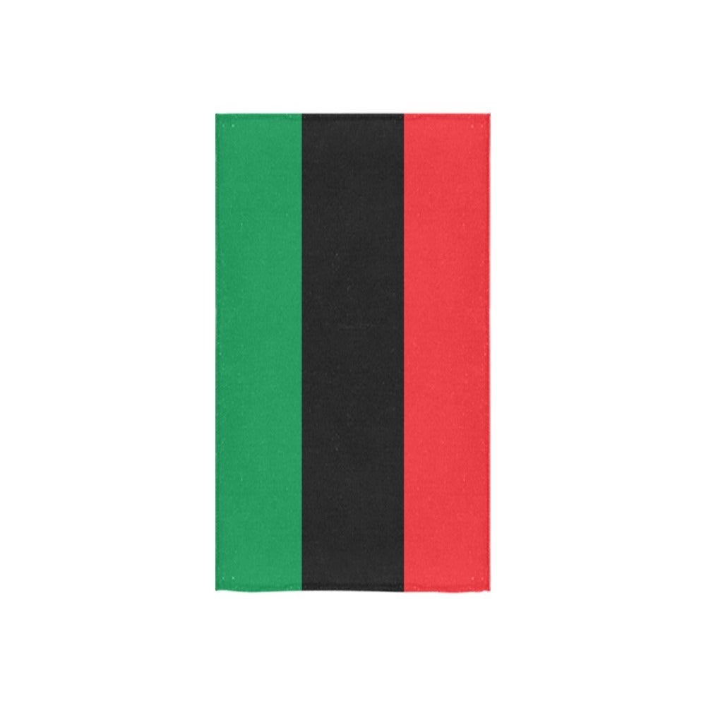 Pan African Flag Custom Towel 16"x28" - Conscious Apparel Store