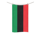 Pan African Flag Custom Towel 16"x28" - Conscious Apparel Store