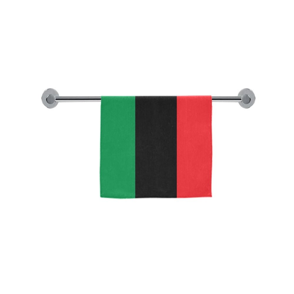 Pan African Flag Custom Towel 16"x28" - Conscious Apparel Store