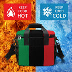 Pan African Flag Insulated Cooler Bag - Conscious Apparel Store