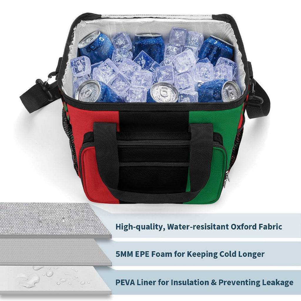 Pan African Flag Insulated Cooler Bag - Conscious Apparel Store