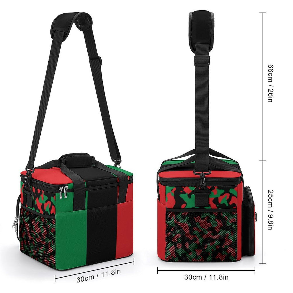 Pan African Flag Insulated Cooler Bag - Conscious Apparel Store